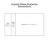 Protect-A-Bed® Crystal Cooling Pillow Protector With Tencel™, Queen