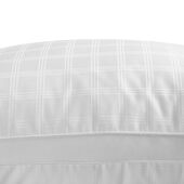 Live Comfortably® Modern Classic Windowpane Dobby Memory Fiber Pillow King