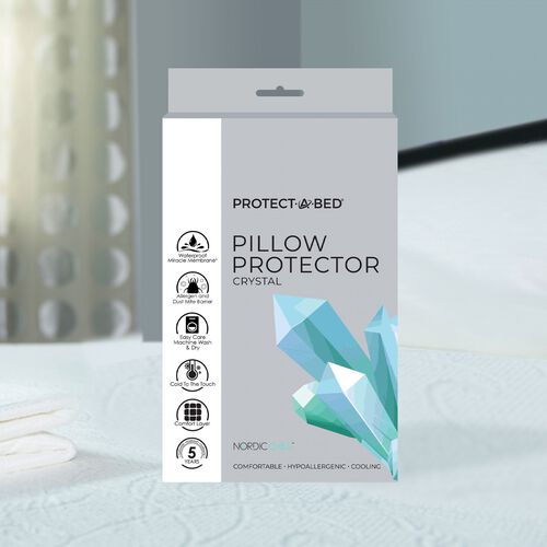 Protect-A-Bed® Crystal Cooling Pillow Protector With Tencel™, King
