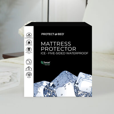 Nestl Fitted Mattress Protectors, SmartGuard Premium Microfiber, 100%  Waterproof Barrier, and 5-Sided Antimicrobial Protection, Mattress Pad  Queen Size 