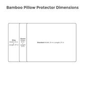Protect-A-Bed® Bamboo Waterproof Hypoallergenic Pillow Protector, Queen