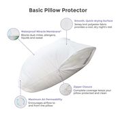 Protect-A-Bed® Basic Waterproof Pillow Protector