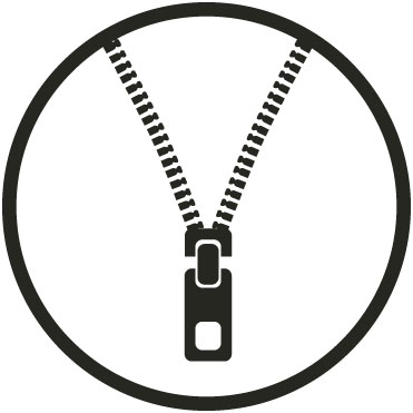 Zippered Enclosure Product Badge