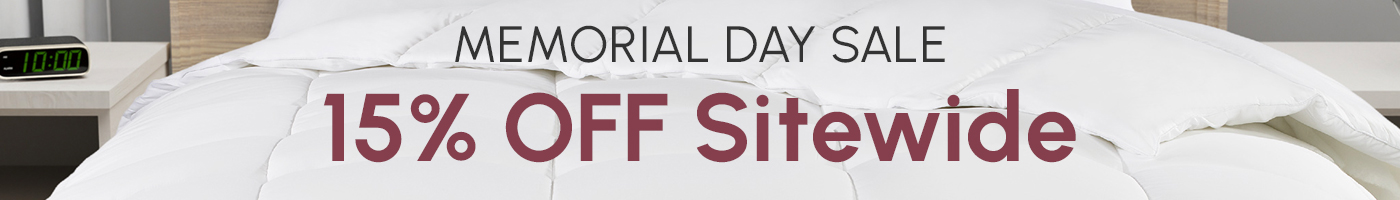Memorial Day Sale - 15% Off Sitewide