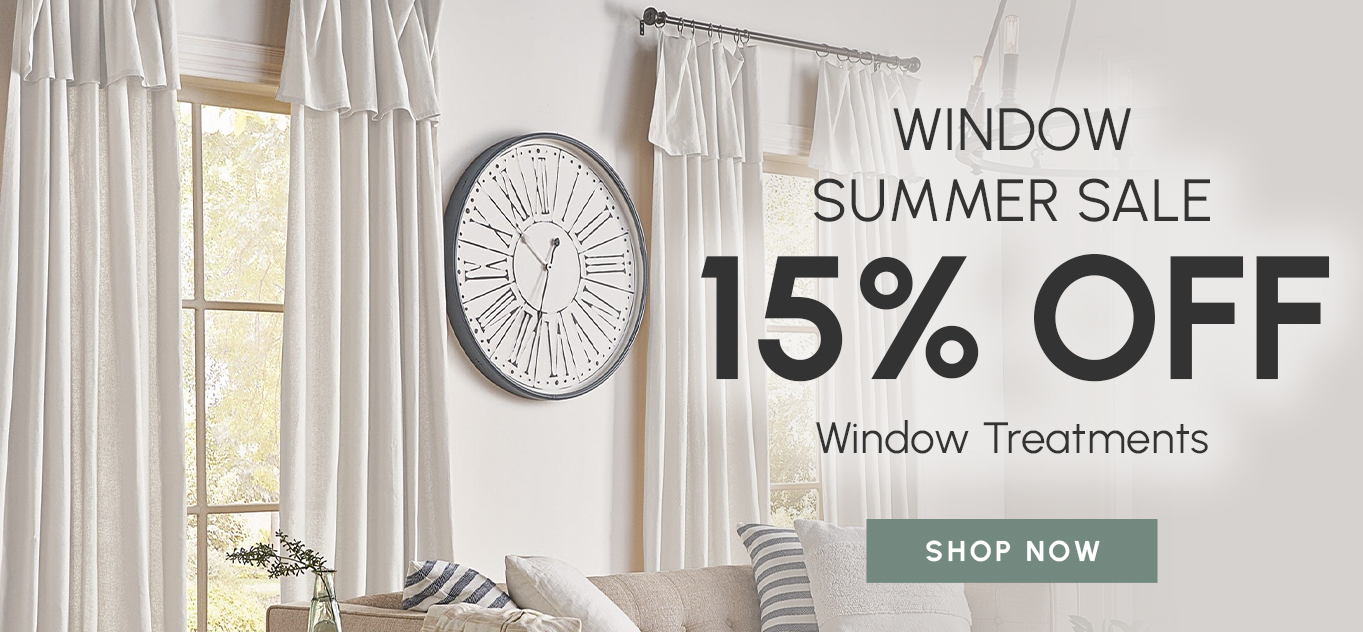 15% Off Window Treatments | Live Comfortably