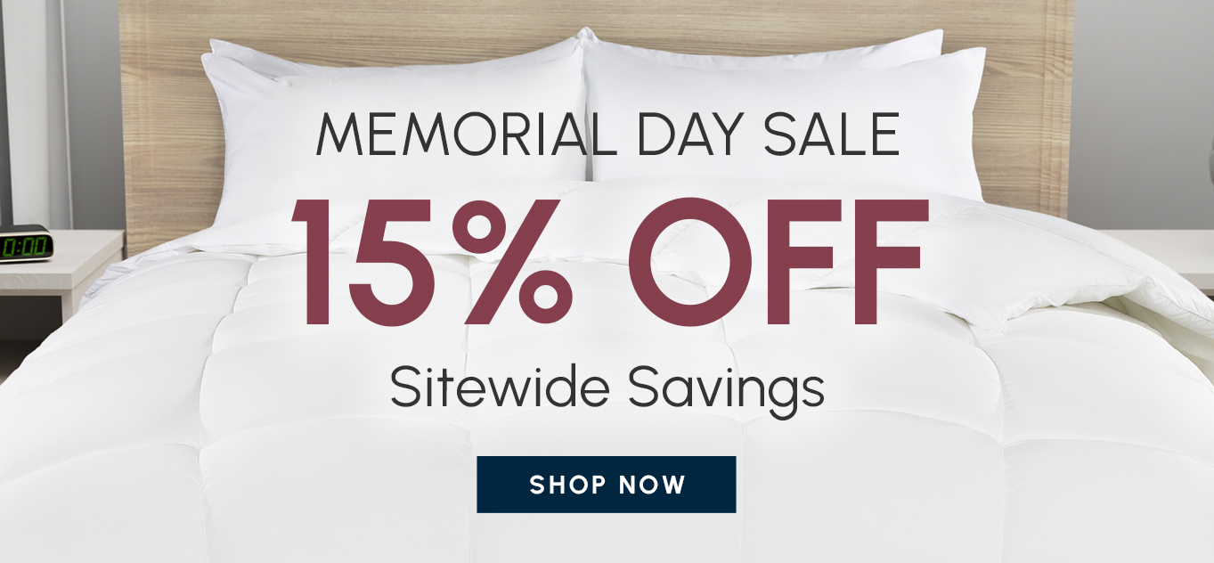 Memorial Day Sale - 15% Off Sitewide