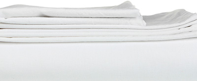 Folded bed sheets